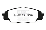 Ebc Brakes UD829 Ultimax Pads Fits 00-11 Civic Csx Rsx S2000 New. Price: $75.99.