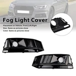 2PCS Black Front Bumper Foglight Grille Fit Audi A4 B9 S4 2016-2019 New. Price: $111.78.