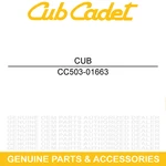 Cub Cadet 503-01663 Parking Brake Cable Challenger MX750 MX550 Eps 4X4 New. Price: $56.77.