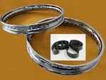 Fit Suzuki GN125Z 1982 Front & Rear Steel Wheel Rim Set+tape Rubber #BI1074# New. Price: $94.05.