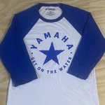 Yamaha Get On The Water Sz Baseball Tee Shirt Blue Men Motorcycle Sports Pre-owned. Price: $11.22.