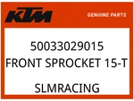 Ktm Oem Part 50033029015 Front Sprocket 15-T New. Price: $31.89.