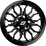 Sedona 570-9143 A-S26M-27011+10 Onyx Wheel 12X7 4/110 +10MM Blk/machined New. Price: $167.86.