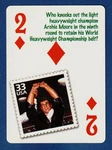Rocky Marciano 2010 Flickback 1955 Trivia Playing Card #2 Boxing 1ST Edition! Ungraded. Price: $9.99.