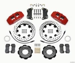 Wilwood Dynapro 6 Front Hat Kit W/lines 12.19IN Drilled Red Fits 2012 Fiat 500 New. Price: $1399.80.