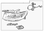 Genuine Gm Headlamp Assembly 85750336 New. Price: $1358.98.