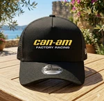 Can-am Factory Racing Embroidered Trucker Hat Mesh Snapback Adjustable Cap New. Price: $26.50.