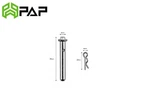 Rear Brake Caliper Pad Pin Suzuki Rm 85 2005-2014 New. Price: $10.21.