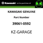 Kawasaki Genuine Radiator Assembly 39061-0592 New. Price: $267.74.