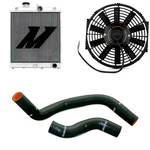 Mishimoto Radiator + Hoses 12" Universal Slim Fan 92-00 Honda Civic B-series New. Price: $505.85.