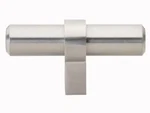 15 Pack Gliderite 2-1/4" Euro Style Stainless Steel Finish T-bar Cabinet Knobs Open. Price: $17.99.