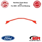 Bmr Suspension Red Front Strut Tower Brace V-6 Fits 2005-2010 Ford Mustang New. Price: $140.89.