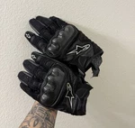 Alpinestars SMX-1 Air V2 Mens Leather Motorcycle Gloves Black Pre-owned. Price: $39.99.