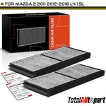 2X Activated Carbon Cabin Air Filter For Mazda 2011-2018 L4 1.5L D651-61-J6X New. Price: $12.99.