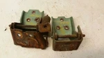 Passenger Right Upper & Lower Door Hinge Set For 71-76 Cadillac Deville 2 Used. Price: $49.95.