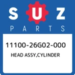 11100-26G02-000 Suzuki Head Assy,cylinder 1110026G02000, New Genuine Oem Part. Price: $826.94.