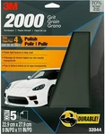 3M Sandpaper Wet Or Dry Sheets, 1500 Grit, 9 X 11 Inch, 32023 - Free Shipping New. Price: $10.99.