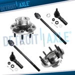 Front Wheel Hub Bearings + Inner Outer Tie Rods For Dodge Ram 1500 2500 3500 Rwd New. Price: $172.86.