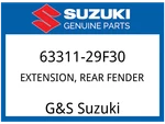 Suzuki Oem Part 63311-29F30 Extension Rear Fender New. Price: $91.46.