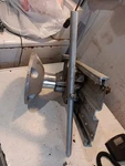 Vtg Springfield Man War Boat Pedestal & Adjustable Sliding Pivoting Seat Mount. Price: $75.00.