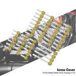 Gold Engine Screw Bolt Set Fits For Harley Touring Street Glide Flhxse 2017-2025 New. Price: $50.99.