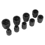 Performance Tool X-trax 9-PIECE 3/8" Drive 1/4" 5/8" Bolt Extractor Set New. Price: $49.04.