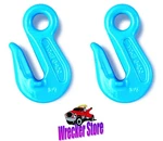 Qty. 2, Yoke X-041-10, 3/8" G100 Eye Grab Hook, 8,800 Lb. Wll, Grade New. Price: $87.50.