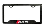 Audi RS5 100% Real Carbon Fiber License Plate Frame New. Price: $59.95.