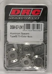 Drc Aluminum Spacers 4/PK Type 6X12 D58-57-241 New. Price: $13.95.