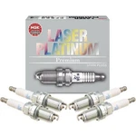 Ngk Laser Platinum Resistor Set Of 4 Spark Plugs 6290 PFR6H10 For Saab 9-3 9-5 New. Price: $58.95.