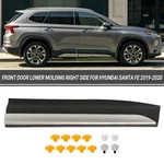 Right Passenger Side For 2019-23 Hyundai Santa Fe Front Door Molding 87722S2200 New. Price: $93.99.