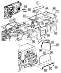 Genuine Mopar Foam Tape Kit 68003655AD New. Price: $237.16.