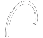 Genuine Volkswagen Wheel Opening Molding 11A-853-818-XN9 New. Price: $185.89.