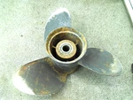 Used Stainless Propeller Johnson/evinrude Omc 431930 Left Hand Rot 15 Dia X 17P. Price: $89.99.