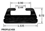 SP1 Black Replacement Slide Profile 25 Ski-doo Mach Z 800R 99 New. Price: $32.13.
