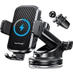 Chgeek Wireless Car Charger With Phone Holder Mount, 15W Fast Charging Auto C... New. Price: $37.75.