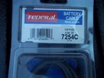 Battery Cable Federal Parts P/n 7254C New. Price: $17.99.