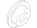 Genuine Mitsubishi 2008 2010-2015 Lancer Rear Disc Brake Rotor 4615A186 New. Price: $410.00.