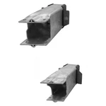 For Cadillac Xts 13-19 Bumper Bracket Set Front Outer Driver & Passenger Side New. Price: $172.22.