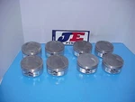 8 Je Forged Pistons 4.127" Bore 1.125" Sb Chevy P20 Used. Price: $75.00.