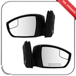 Textured Side Mirrors Driver And Passenger Black 12-14 Ford Focus 2.0L New. Price: $106.16.