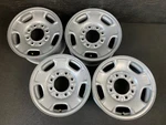 (4) Gmc Sierra Chevy Silverado 2500 3500 Steel Wheels Rims+caps 17" Tpms Used. Price: $729.00.