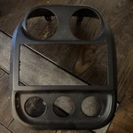 10-17 Jeep Jrangler Center Dash Radio Climate Trim Bezel W/ Vents 1PL231DVAD Oem Used. Price: $35.00.