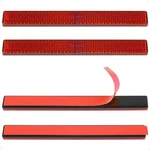 Stick-on Rectangular Reflectors Red Safety 6.53 Inch Motorcycle 4 Pcs Brand. Price: $14.28.