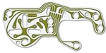 1968-72 Pontiac Printed Dash Circuit Board,w/ Gauges New. Price: $69.00.