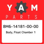 8M6-14181-00-00 Yamaha Body, Float Chamber 8M6141810000, New Genuine Oem Part. Price: $29.74.