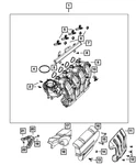 Genuine Mopar Noise Vibration Foam 68373088AA New. Price: $14.22.