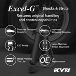 Kyb 3440137 Excel-g Gas Shock Absorber New. Price: $54.66.