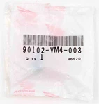 Genuine Honda Fender Screw Part Number 90102-VM4-003 New. Price: $12.99.