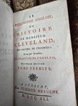 1741 -the English Philosopher History Of Mr. Cleveland, Natural Son Cromwell. Price: $249.99.